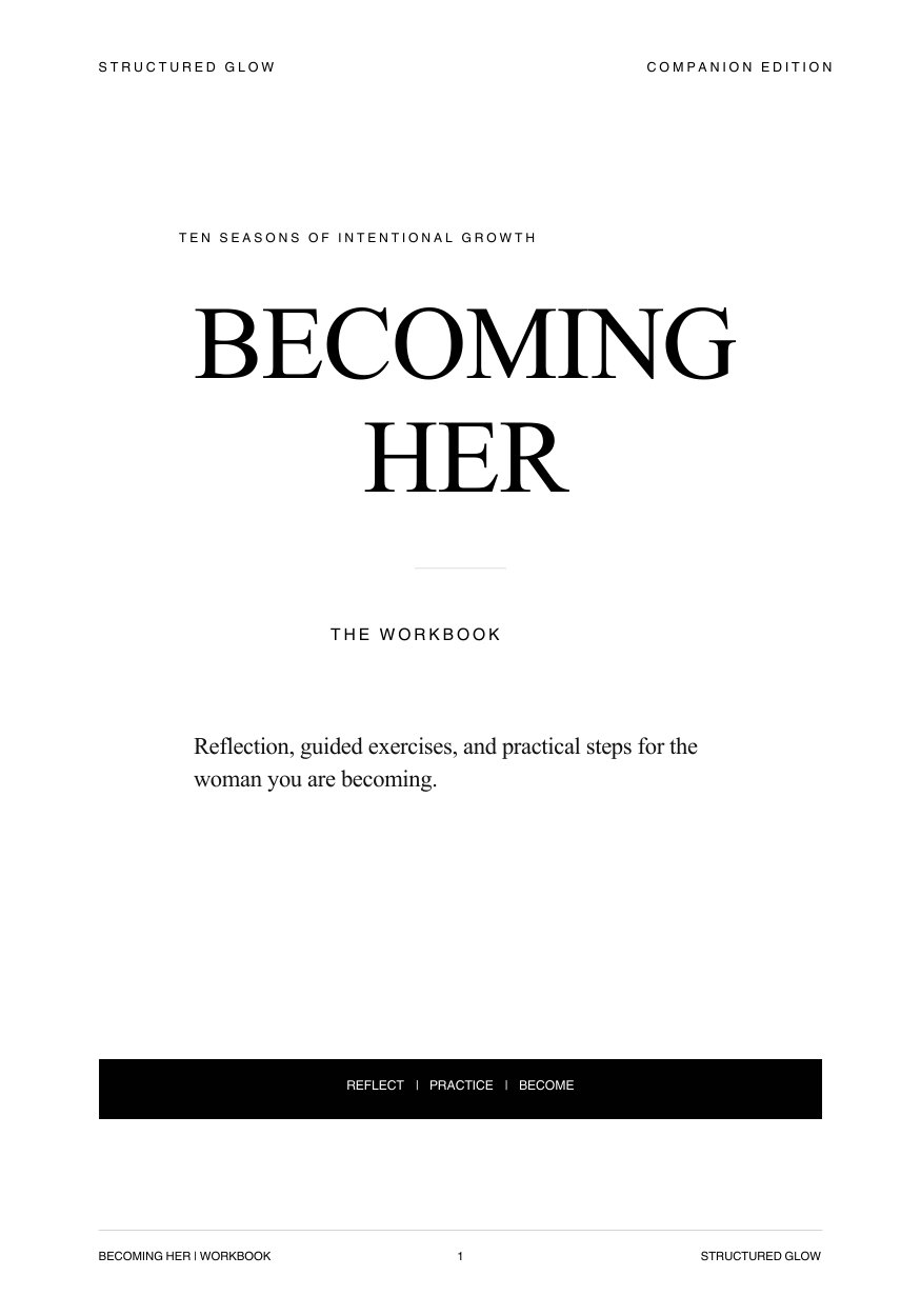 Workbook cover page